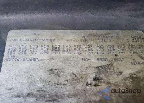 1988 Chevrolet C/K 1500 S from USA, damaged, VIN 2GCFC24H211159802